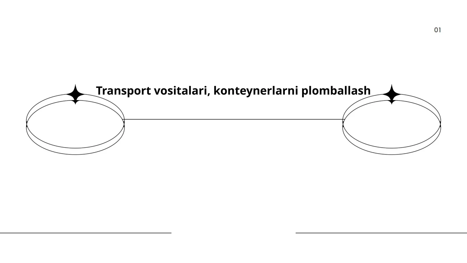 Transport vositalari, konteynerlarni plomballash