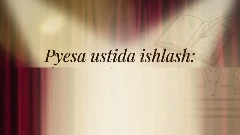 Peysa ustida ishlash