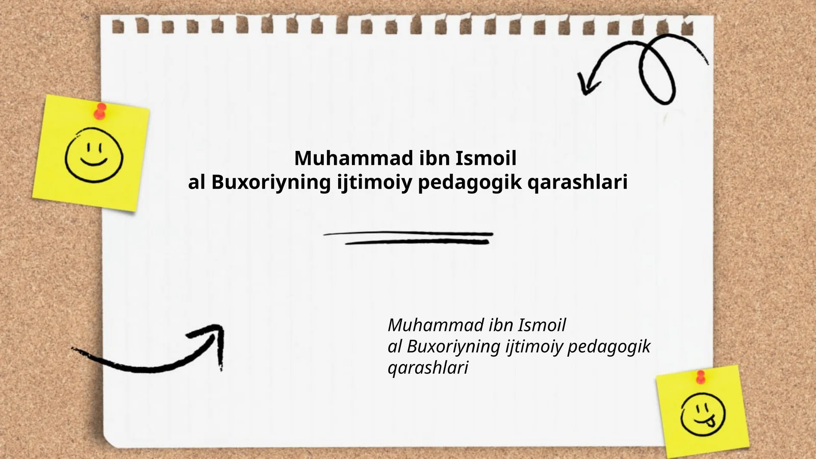 Muhammad ibn Ismoil al-Buxoriyning ijtimoiy pedagogik qarashlari