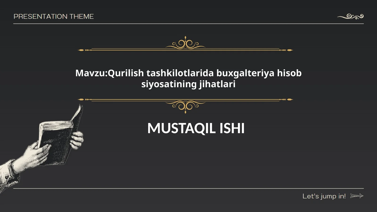 Qurilish tashkilotlarida buxgalteriya hisob siyosatining jihatlari