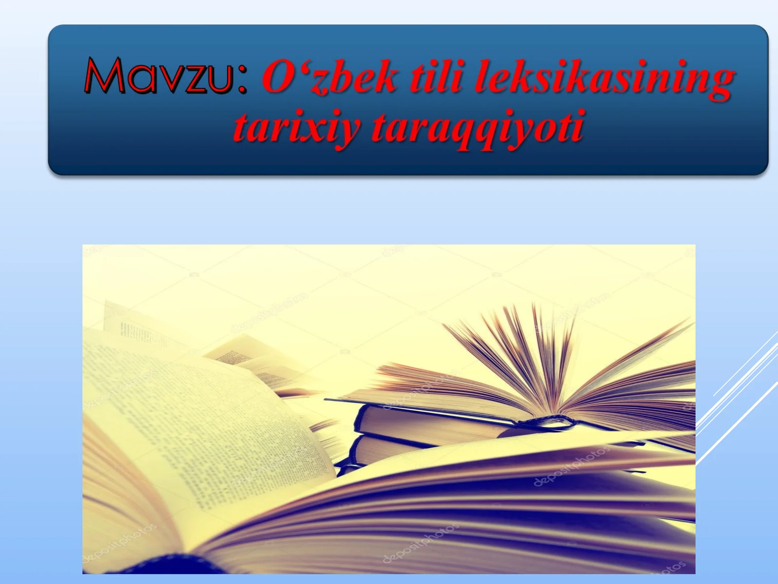 Oʻzbek tili lugʻat tarkibining tarixiy taraqqiyoti