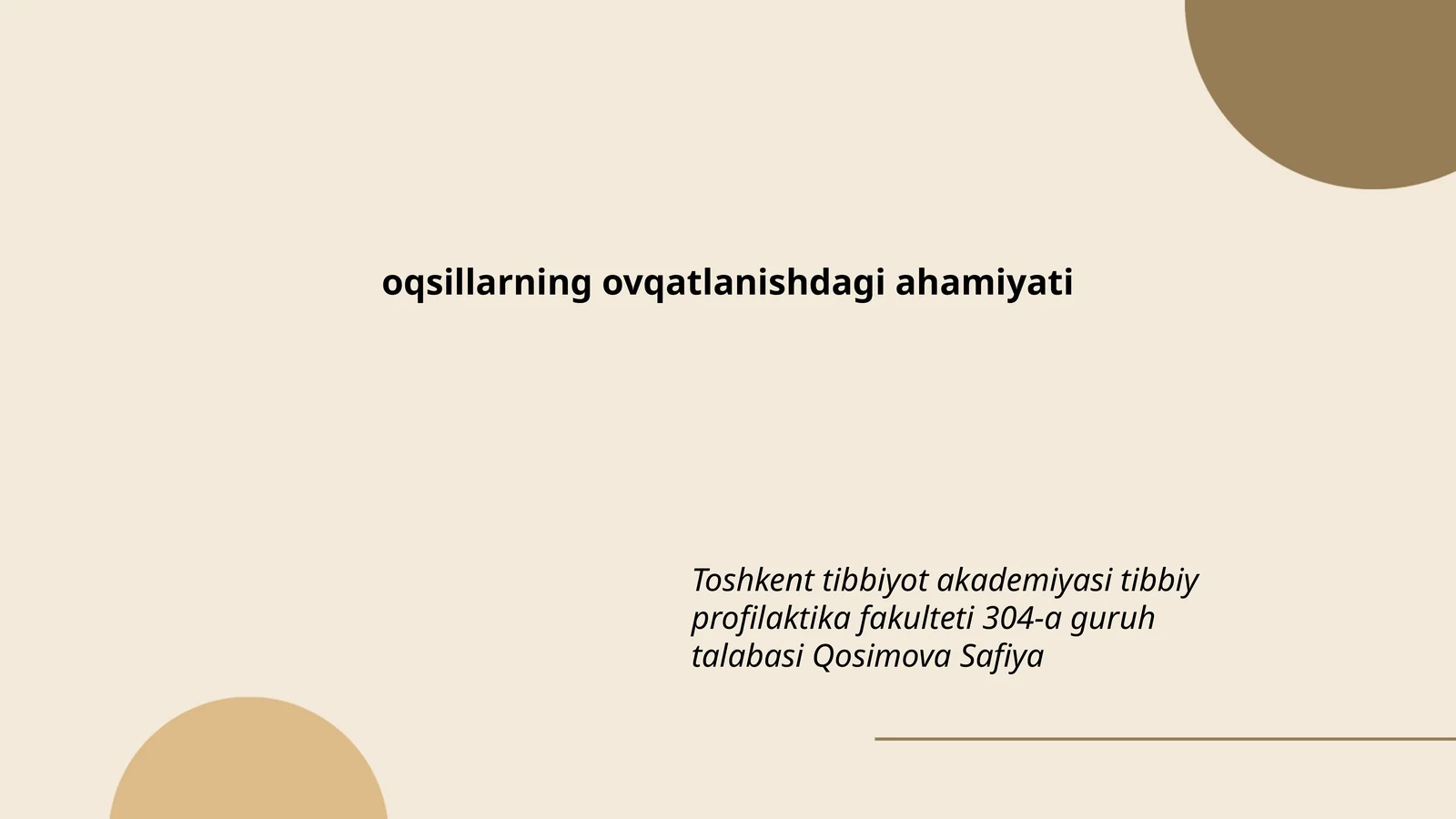 oqsillarning ovqatlanishdagi ahamiyati