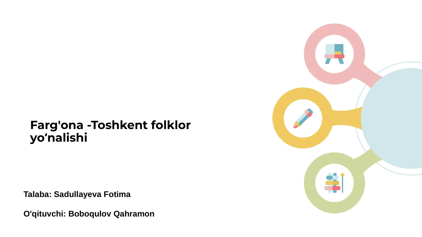 Farg‘ona va Toshkent folklor yo‘nalishi
