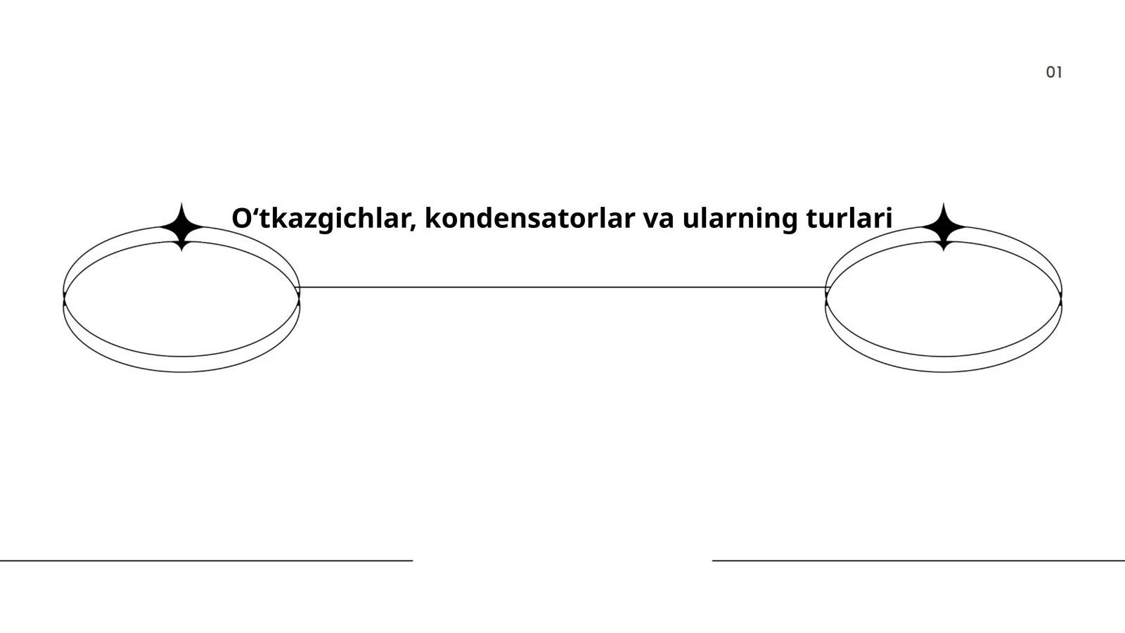 Oʻtkazgichlar, kondensatorlar va ularning turlari