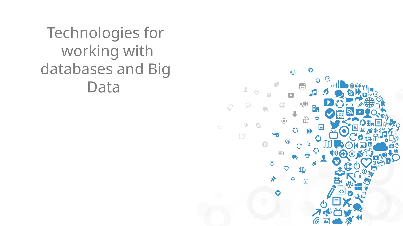 Teknologiyalar bazalardan ishlov berish va BigData bilan