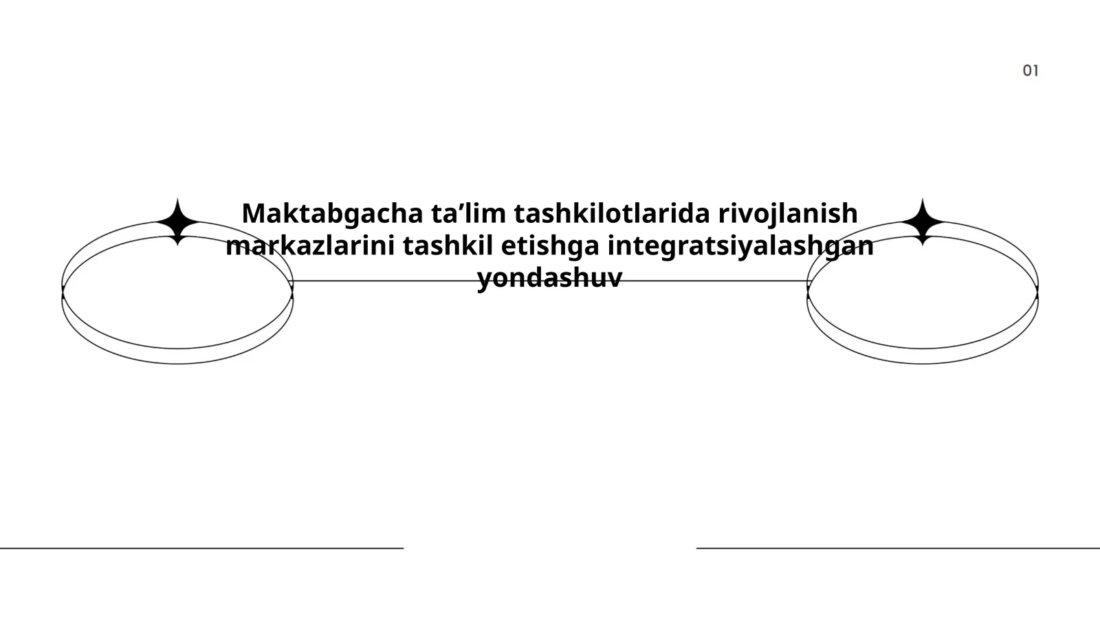 Maktabgacha taʼlim tashkilotlarida rivojlanish markazlarini tashkil etishga integratsiyalashgan yondashuv
