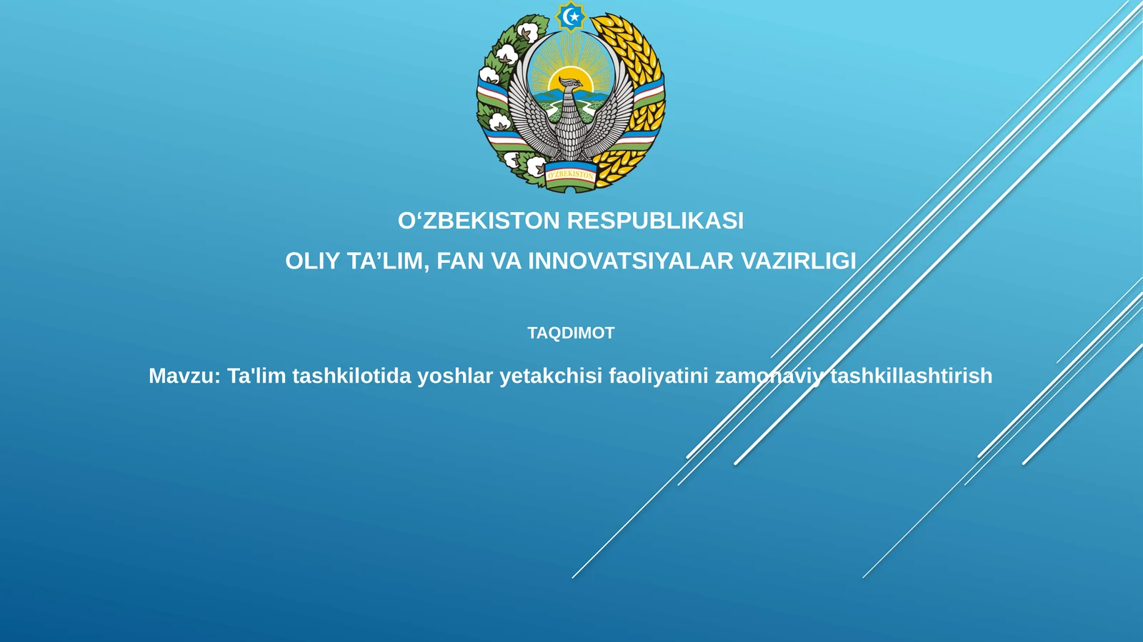Yoshlar Yetakchiligining Zamonaviy Usullari