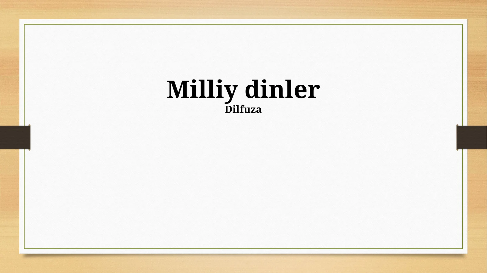 Milliy dinler
