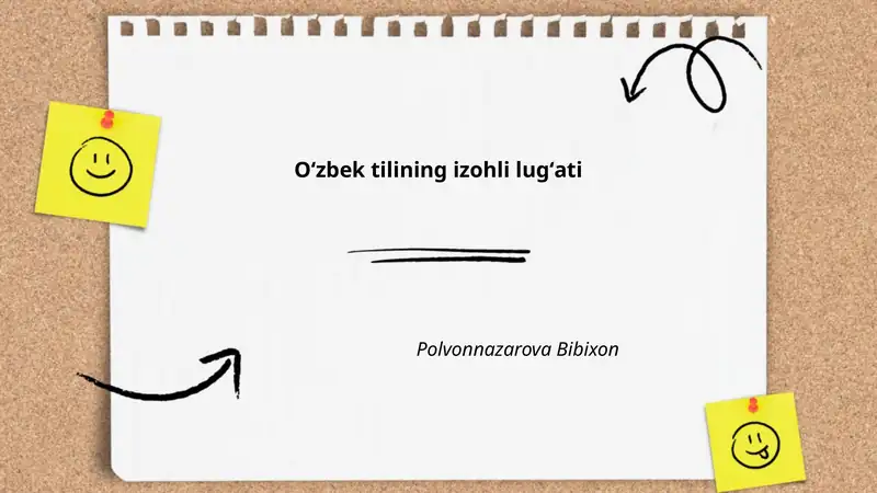Oʻzbek tilining izohli lugʻati