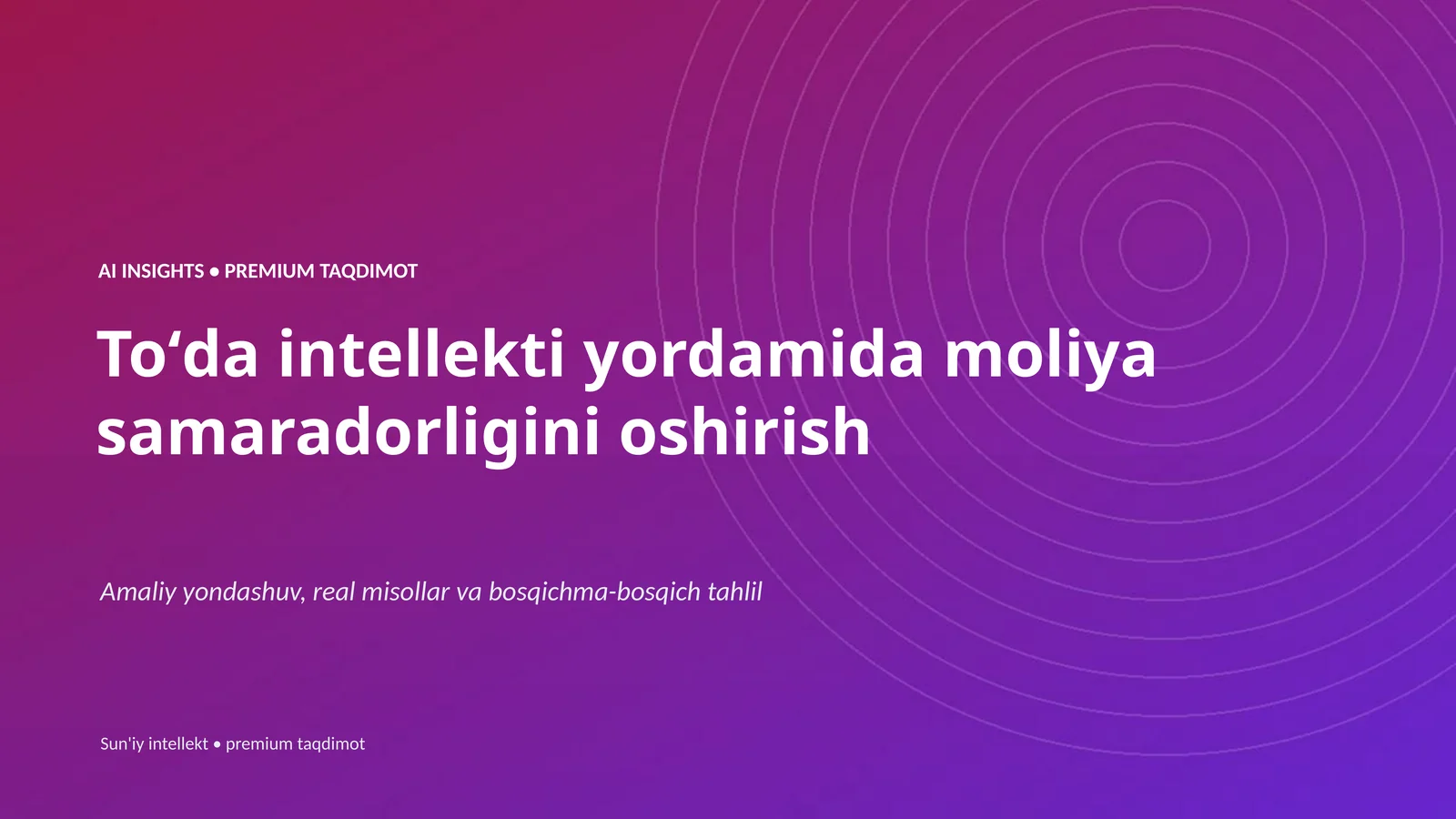 Premium Taqdimot