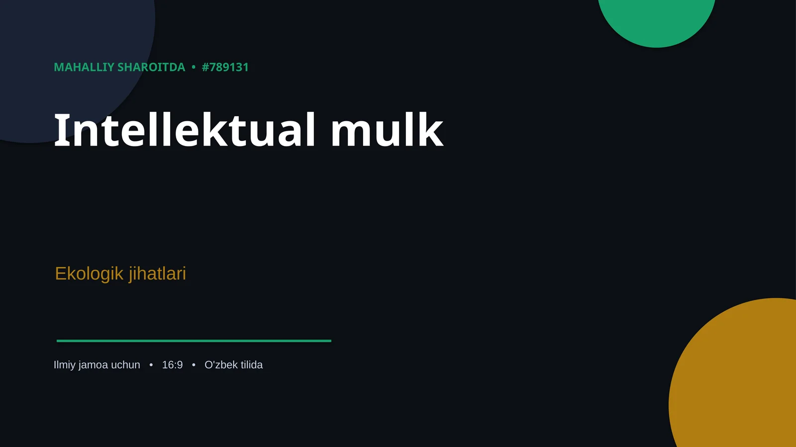 Intellektual mulk