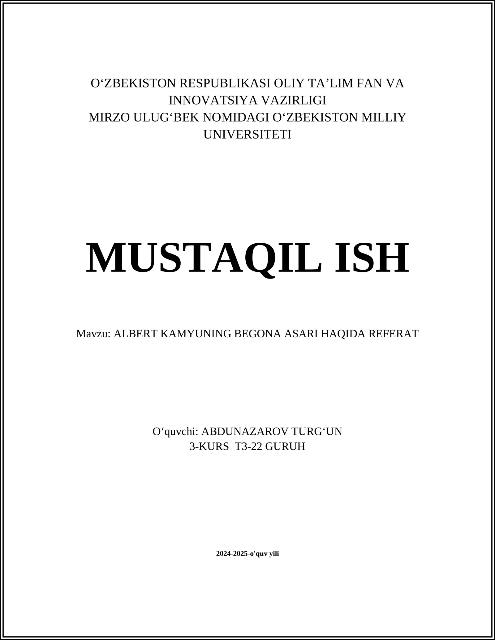 ALBERT KAMYUNING BEGONA ASARI HAQIDA REFERAT