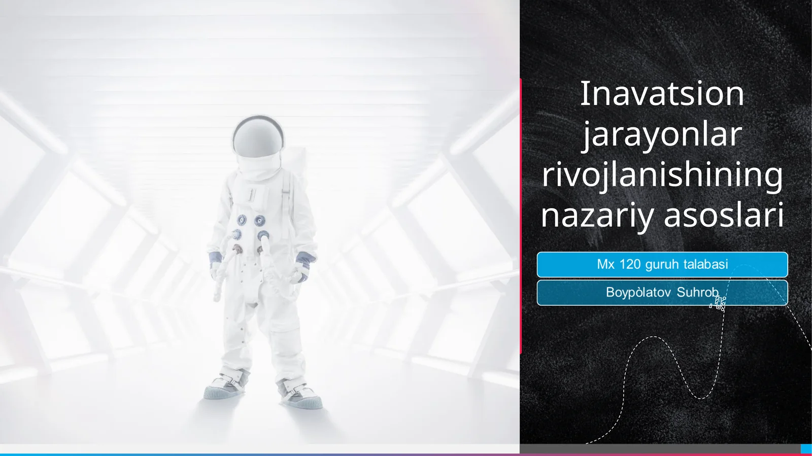 Inavatsion jarayonlar rivojlanishining nazariy asoslari