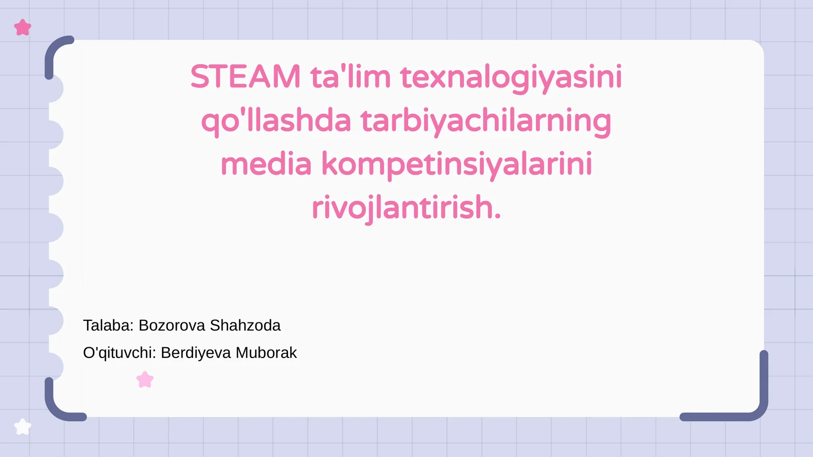 STEAM ta'lim texnologiyasi