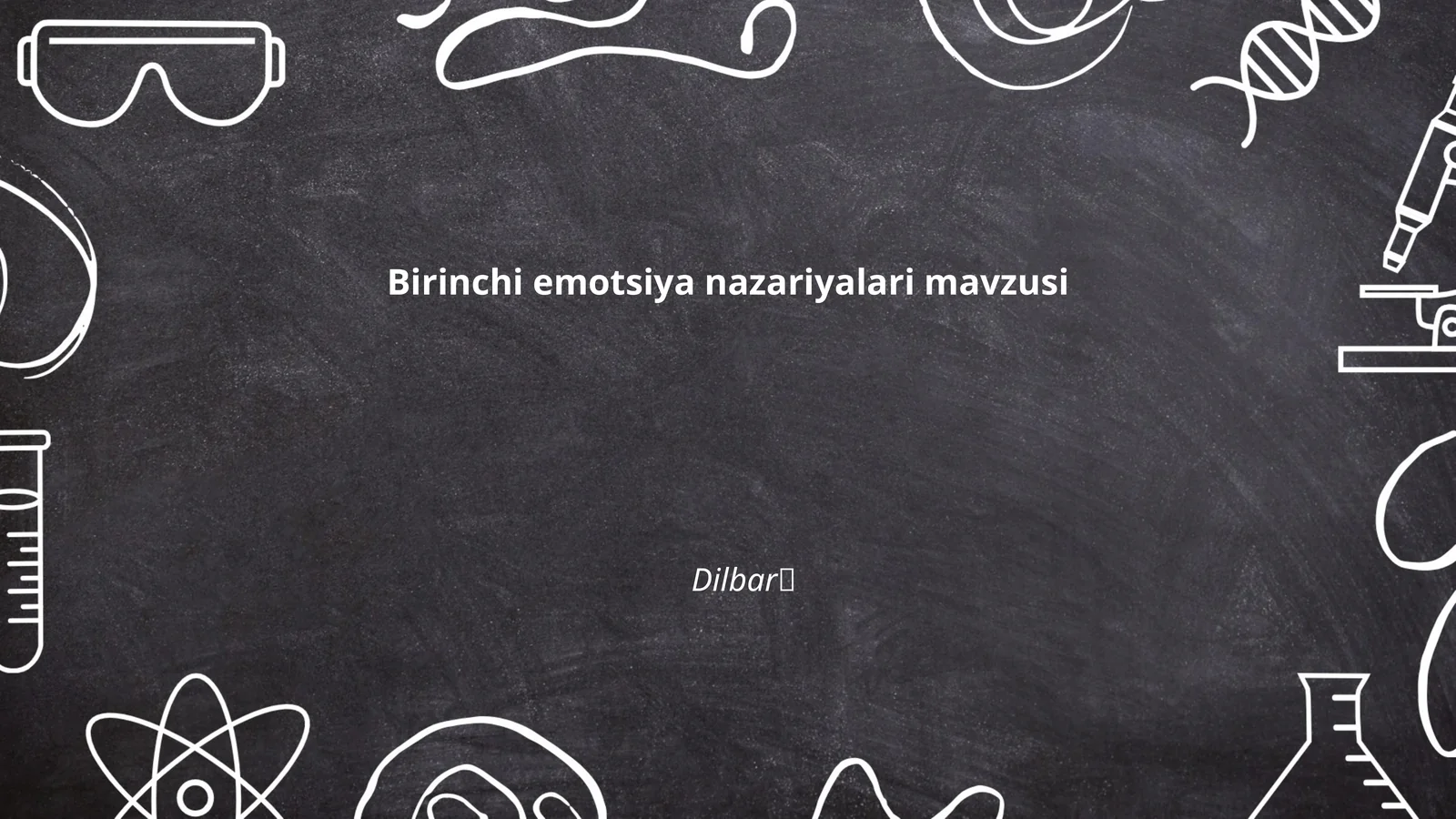Birinchi emotsiya nazariyalari mavzusi