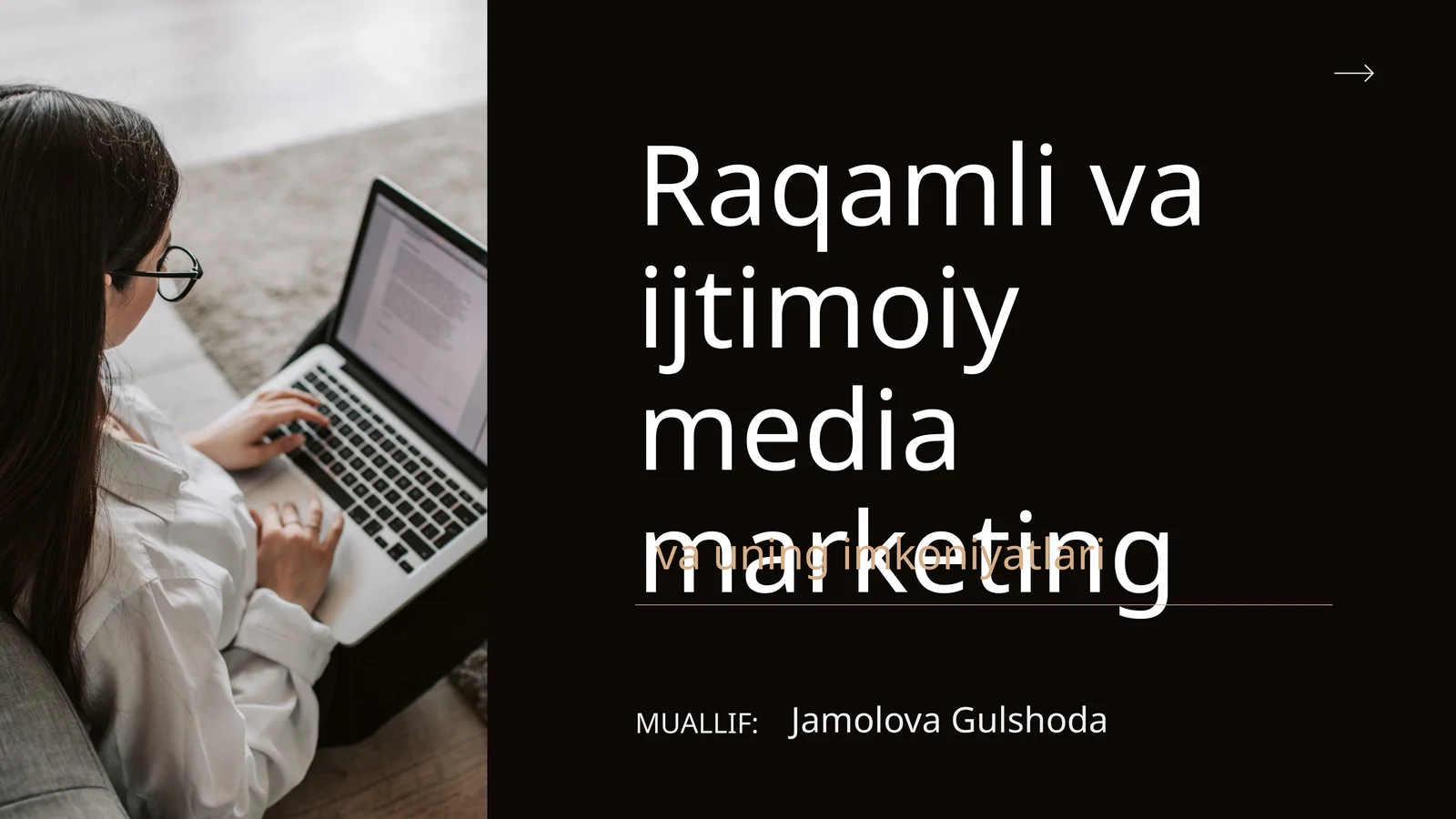 Raqamli va ijtimoiy media marketing