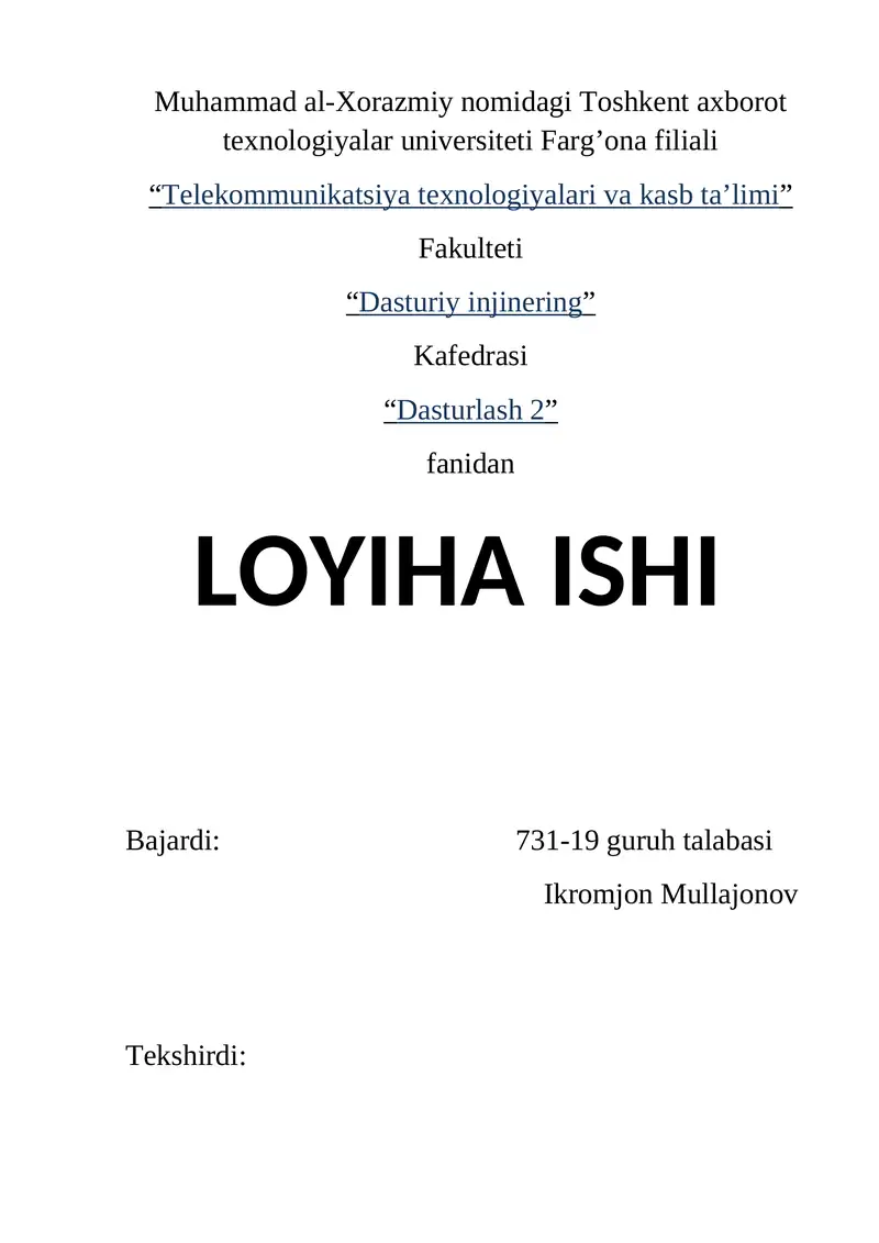 O`ZBEKISTONDAGI MEXMONHONAAR BAZASINI SHAKILLANTIRISH