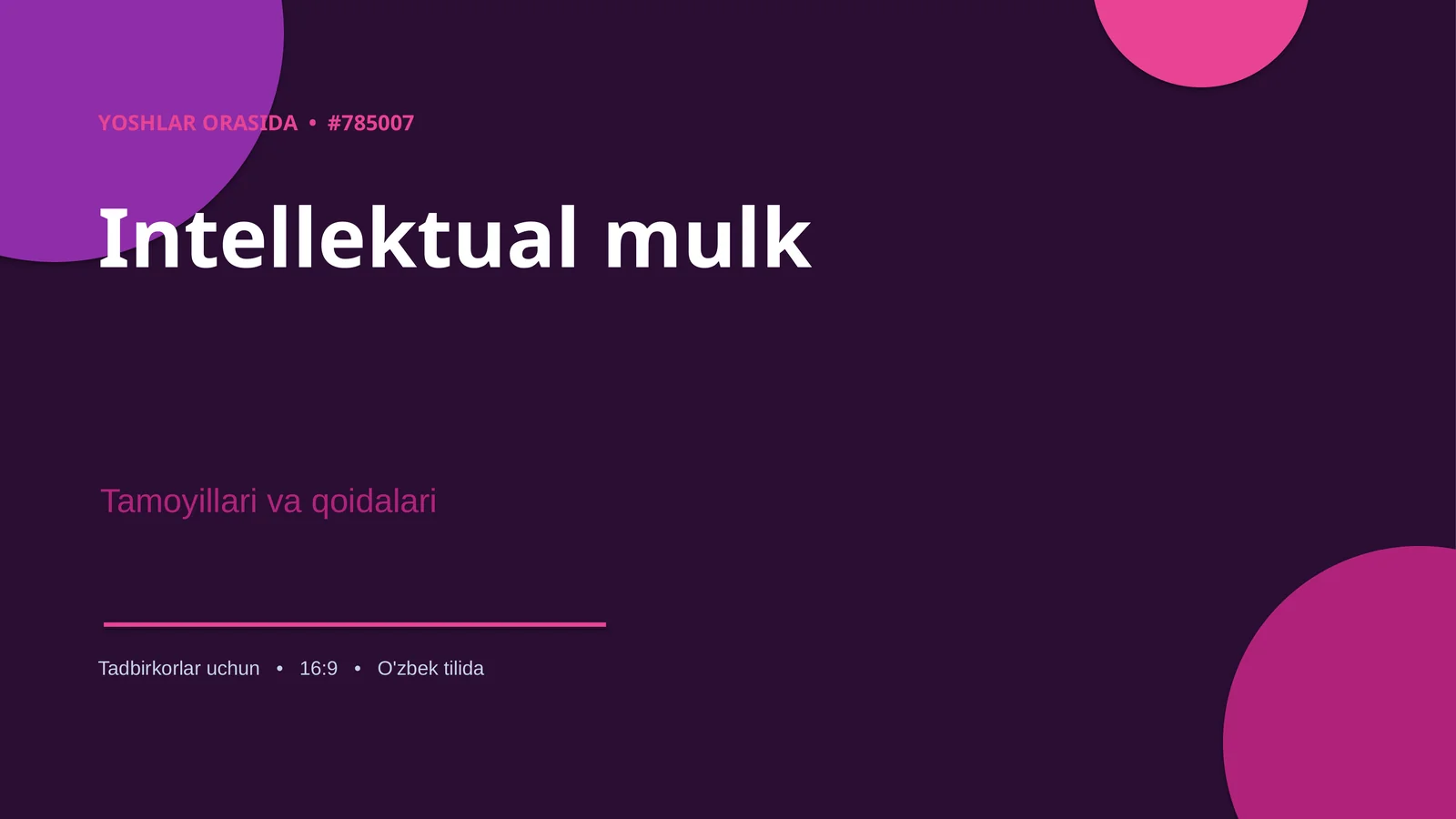 Intellektual mulk