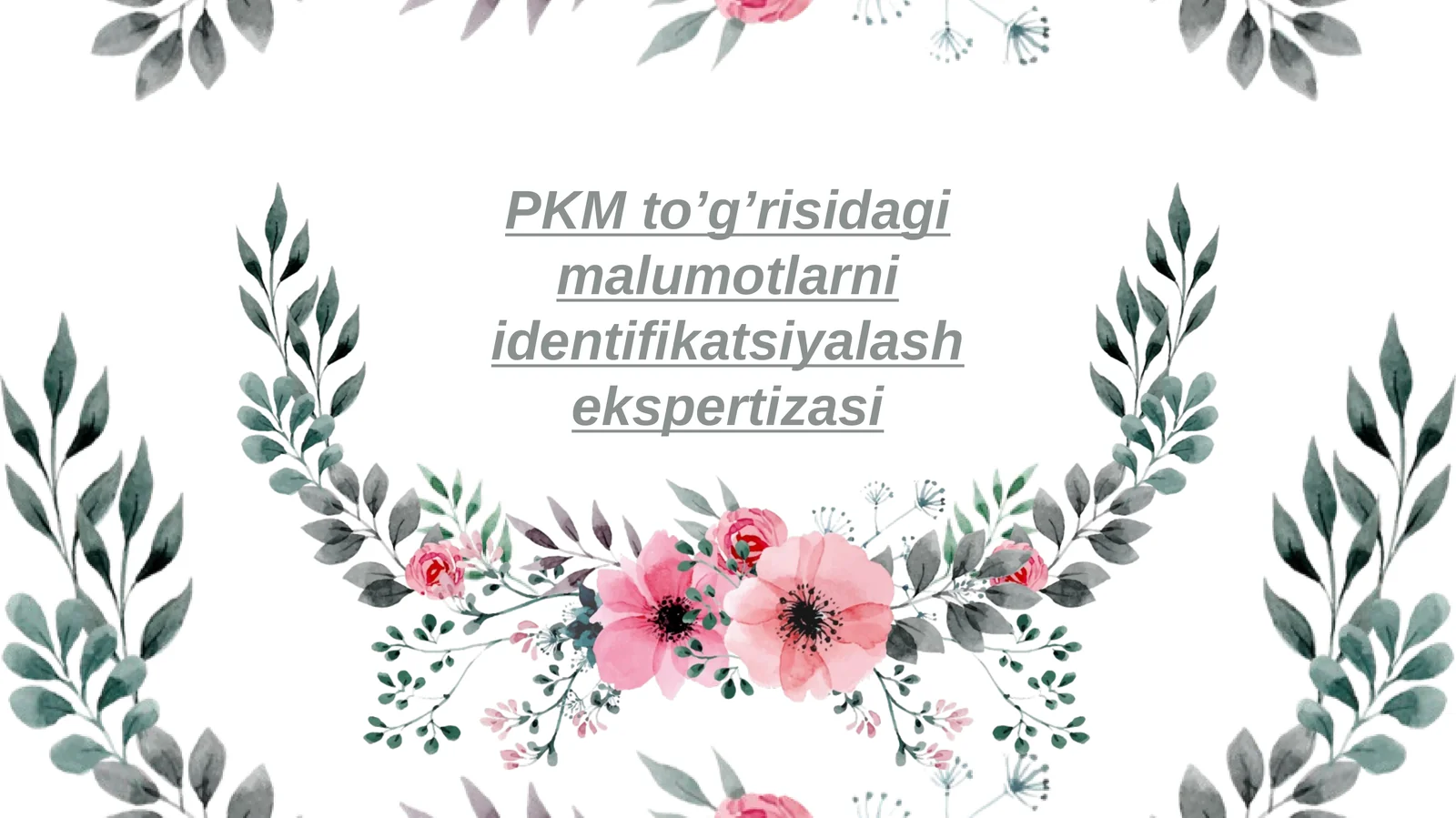Parfyumeriya va kosmetika mahsulotlarini identifikatsiyalash ekspertizasi