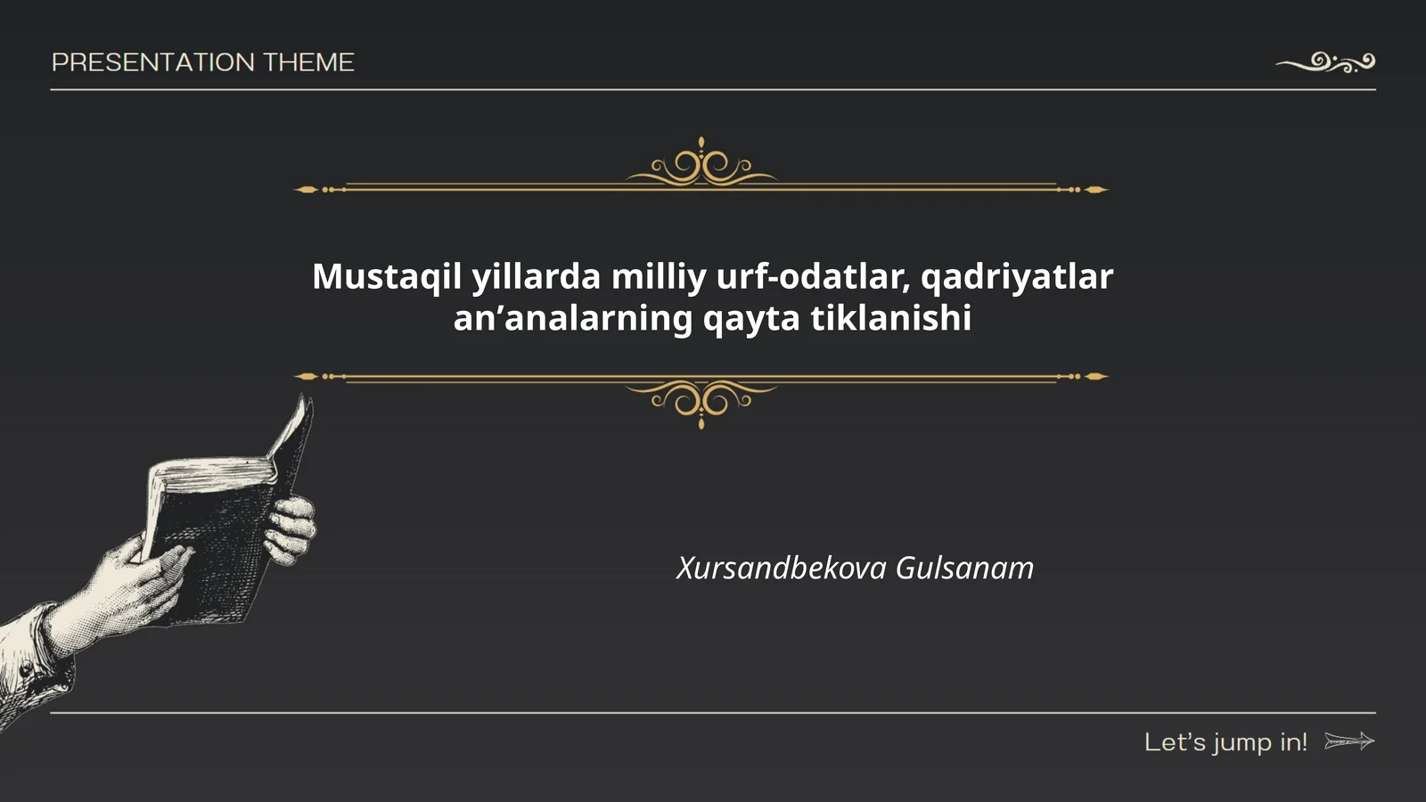 Mustaqil yillarda milliy urf-odatlar, qadriyatlar anʼanalarning qayta tiklanishi