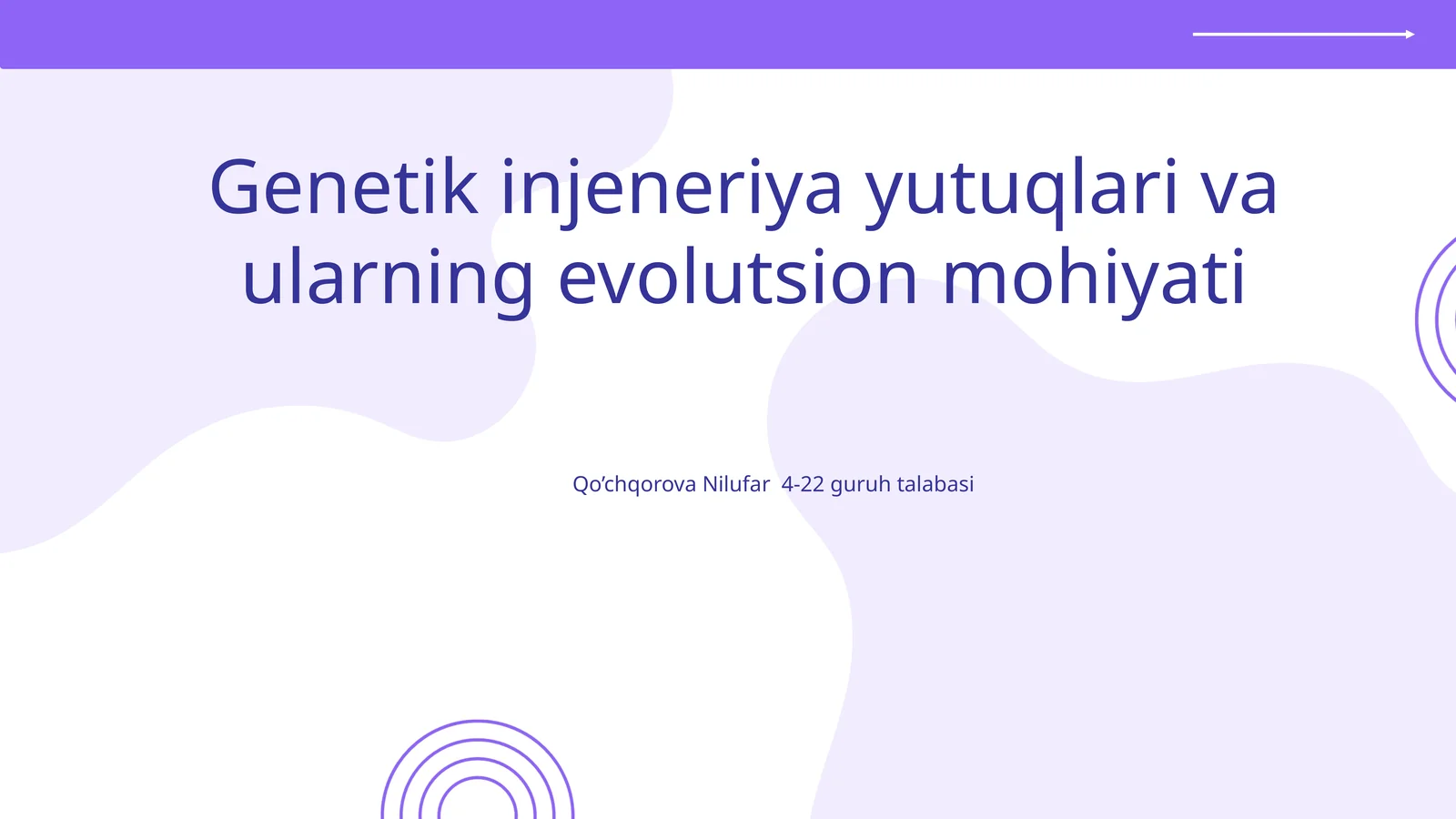 Genetik injeneriya yutuqlari va ularning evolutsion mohiyati