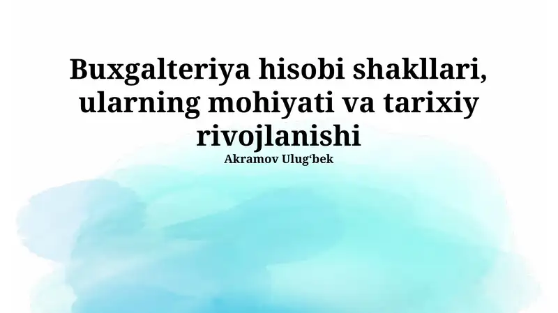 Xalqaro Buxgalteriya Standartlari