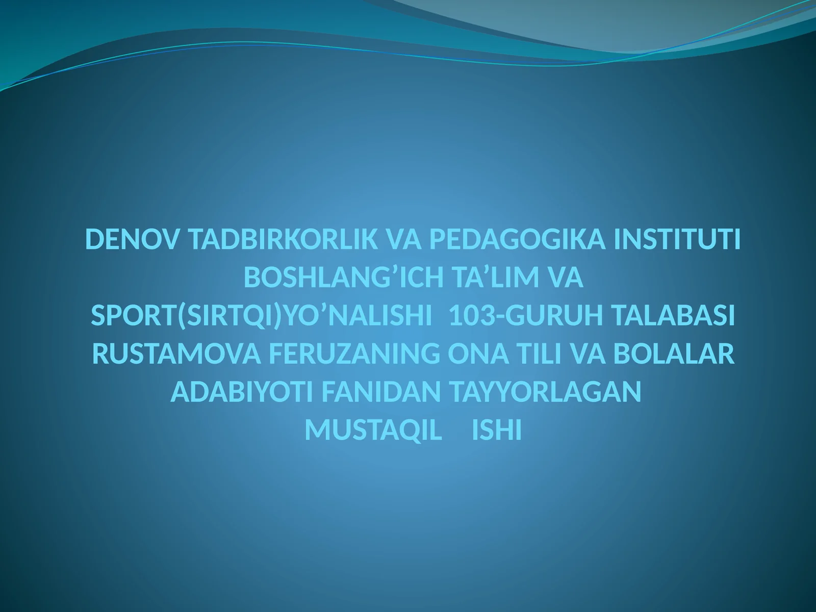 SIFATLARNING YASALISHI.SIFATLARNING TUZILISHI JIHATDAN TURLARI