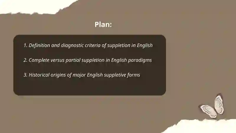 Suppletion in English