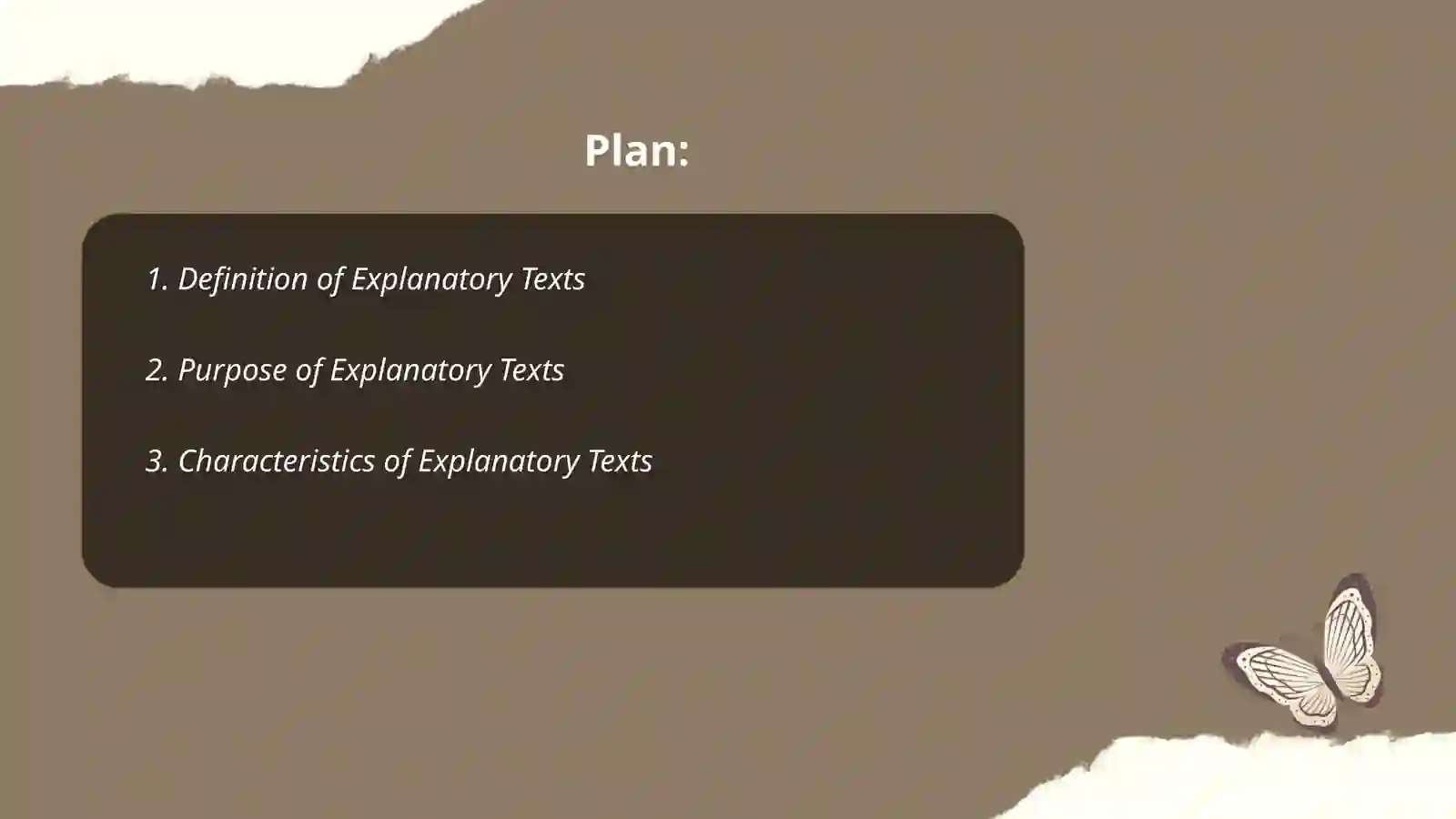 Factual text types: Explanatory texts. Skimming and Scanning