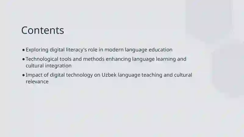 Digital Literacy and Technology in Language Teaching
