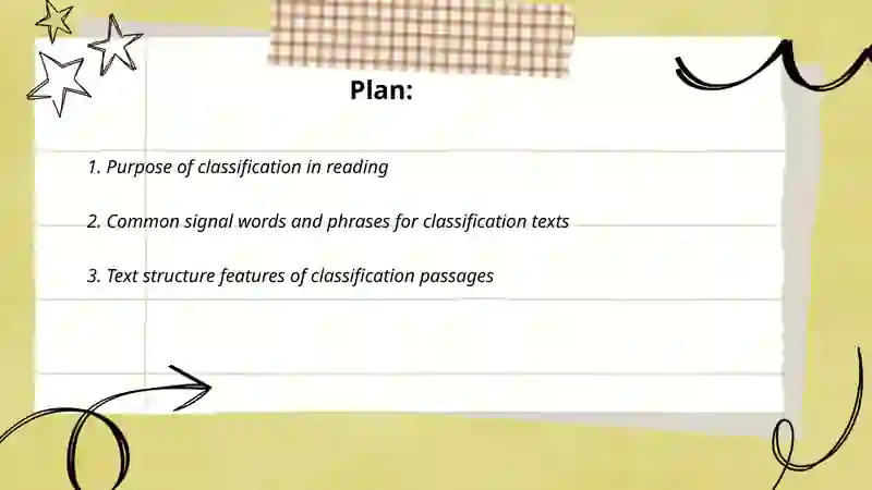 Classification in reading