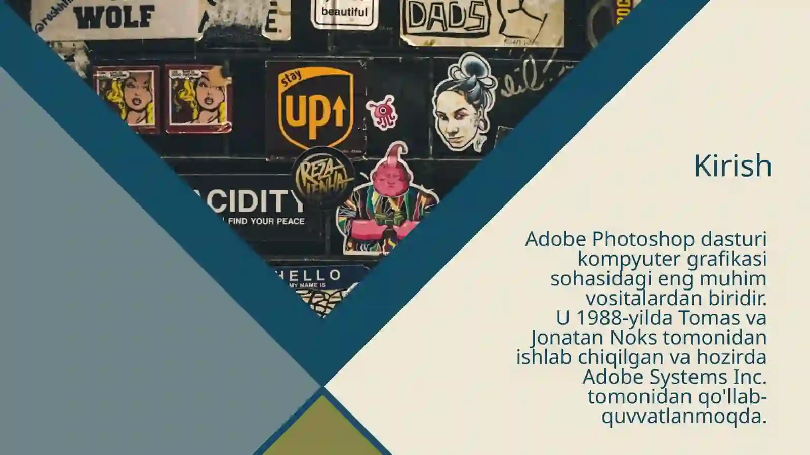 Adobe Photoshop dasturida 2D rasmlar chizish