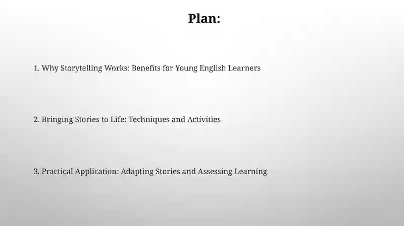 Storytelling as a Tool for Teaching English to Young Learners