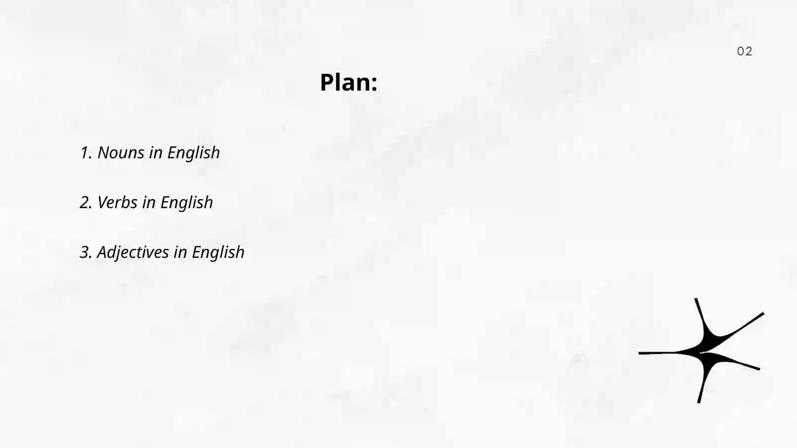 Typology of parts of speech in English and Native language