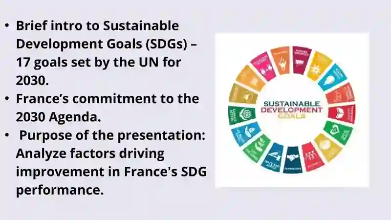 Presentation for SDG development