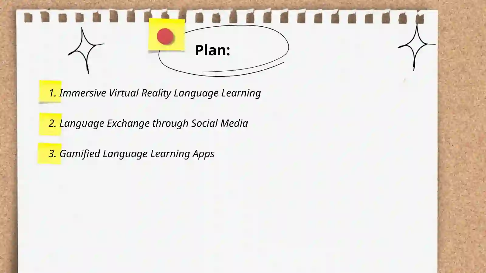 Immersive Virtual Reality Language Learning