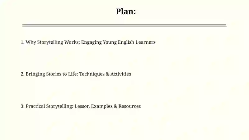 Storytelling as a tool for teaching english to young learnes