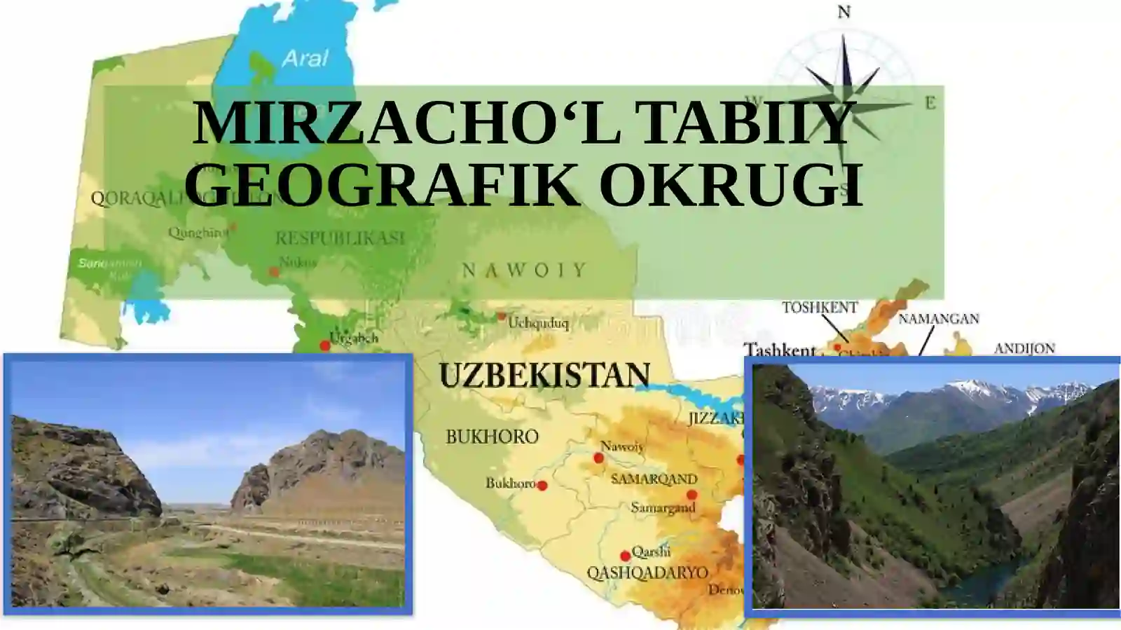 MIRZACHO‘L TABIIY GEOGRAFIK OKRUGI