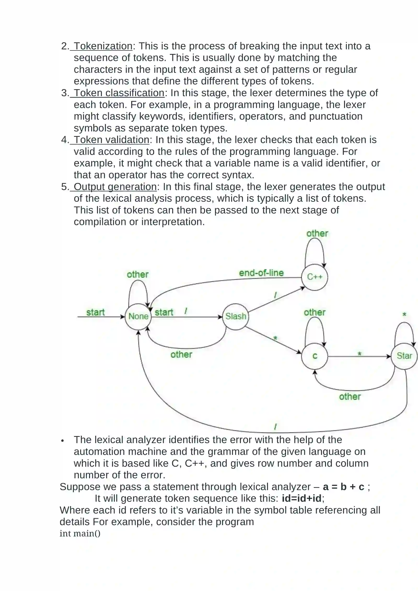 Lexical Analysis in Compiler Design