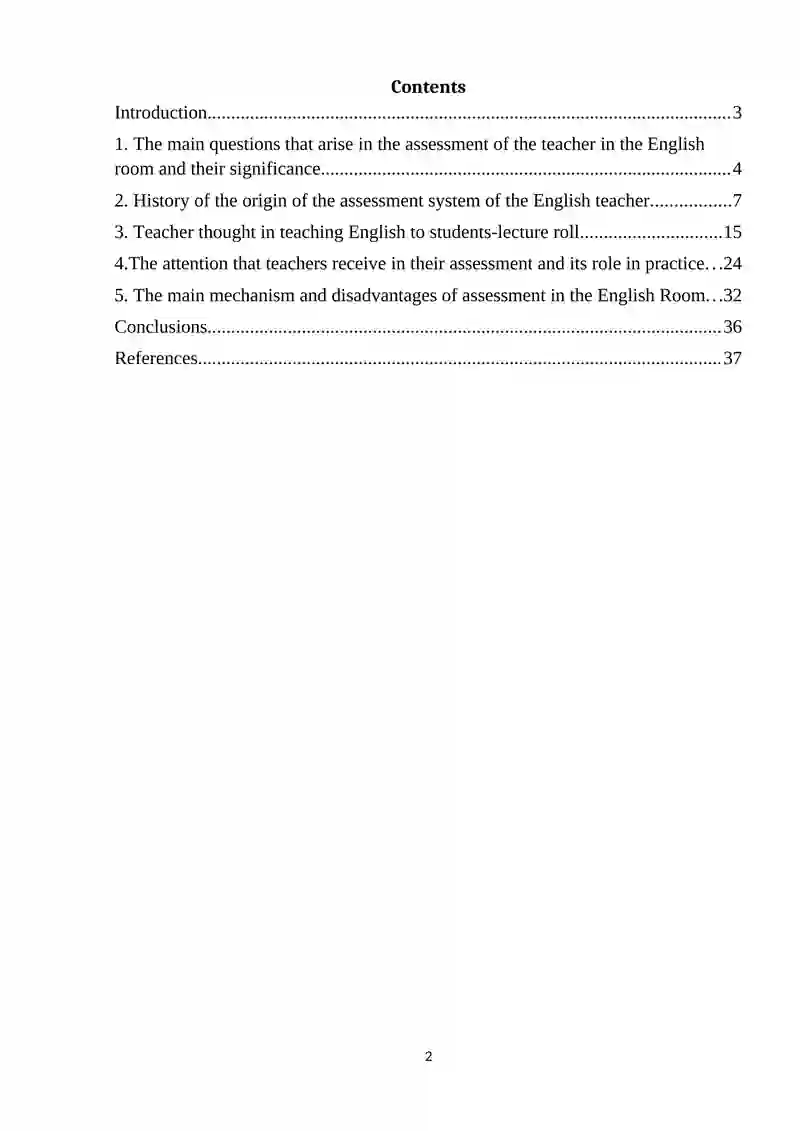 Course Paper on Teacher's Perception of Assessment and Feedback in ...