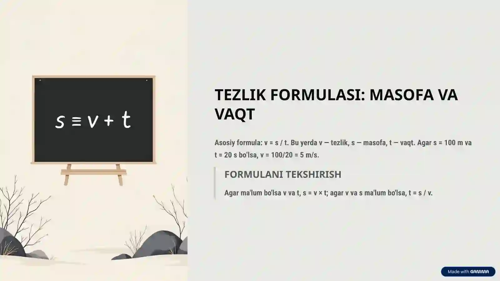 tezlik-6-sinf-matematika