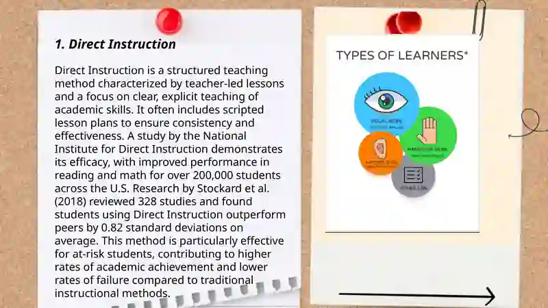 Different methods of learning