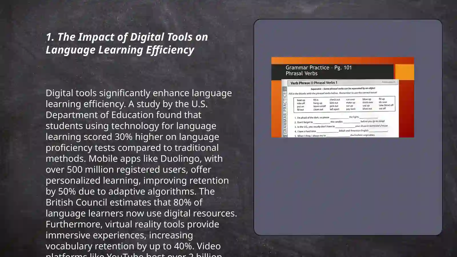 INTEGRATING TECHNOLOGY INTO LANGUAGE TEACHING. ROLE OF DIGITAL TOOLS ...