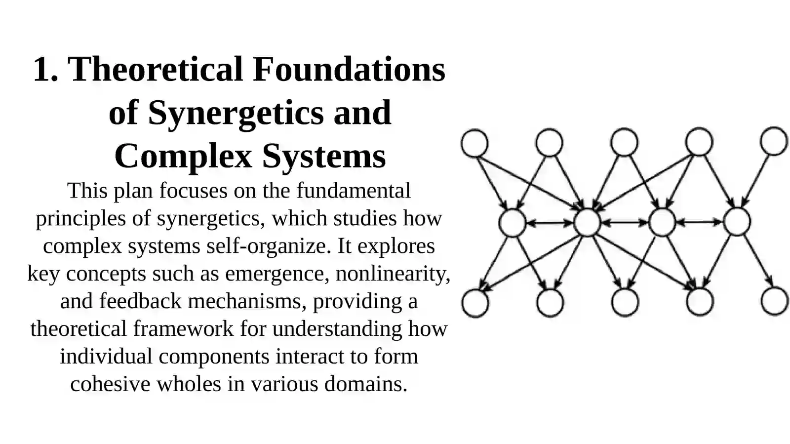 Theoretical Foundations of Synergetics and Complex Systems