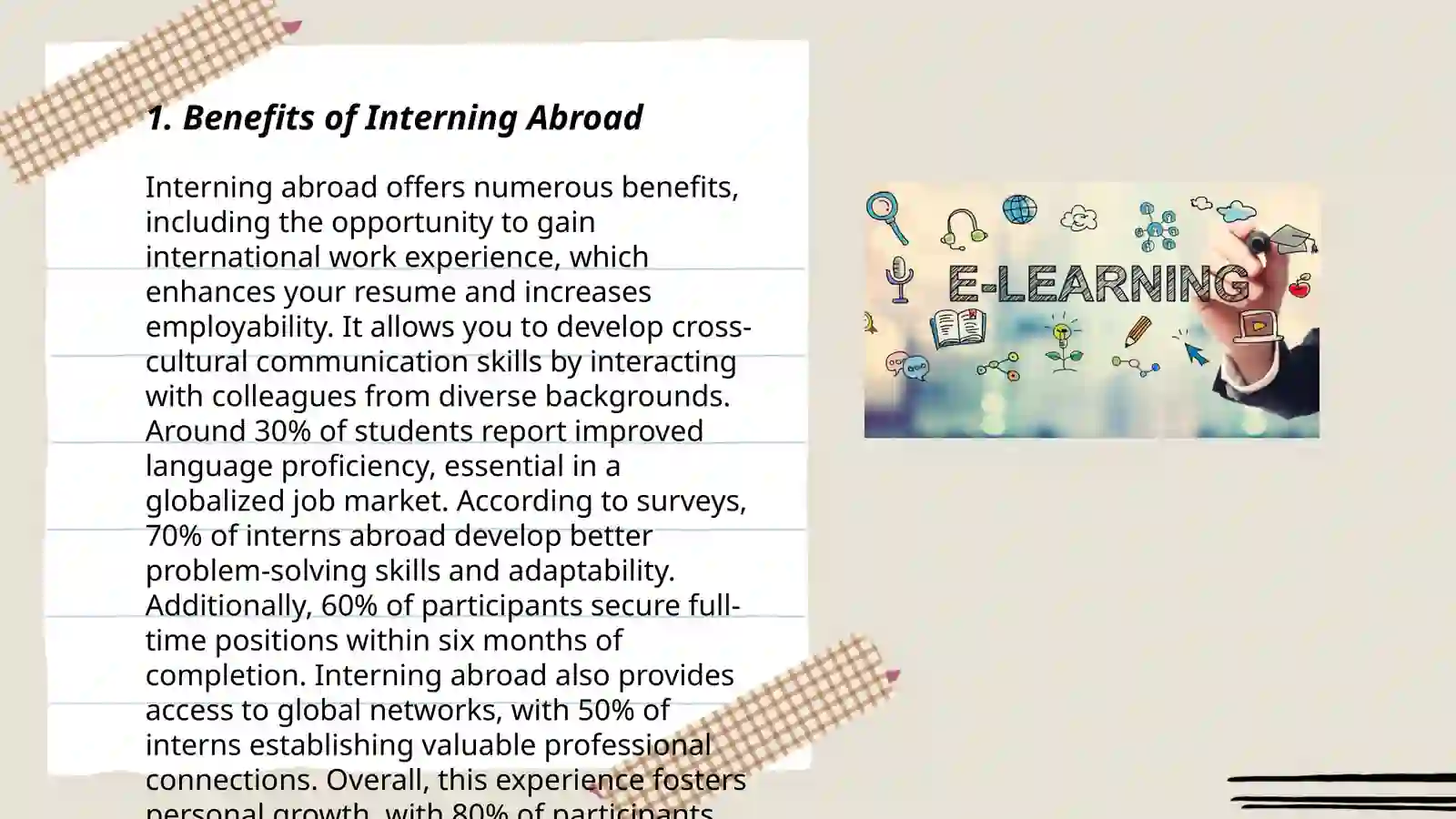 Internships abrad