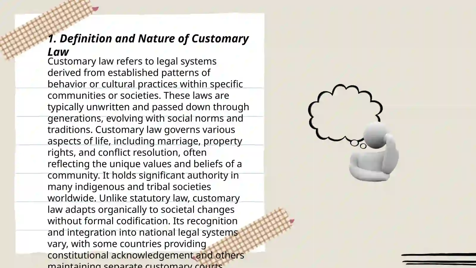 Customary Law