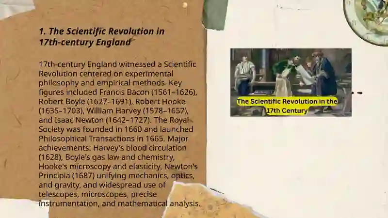 The 17th century society: Revolution in scientific thinking life in the ...