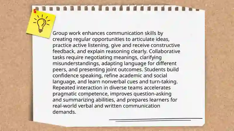 Benefits of Group Work in Learning