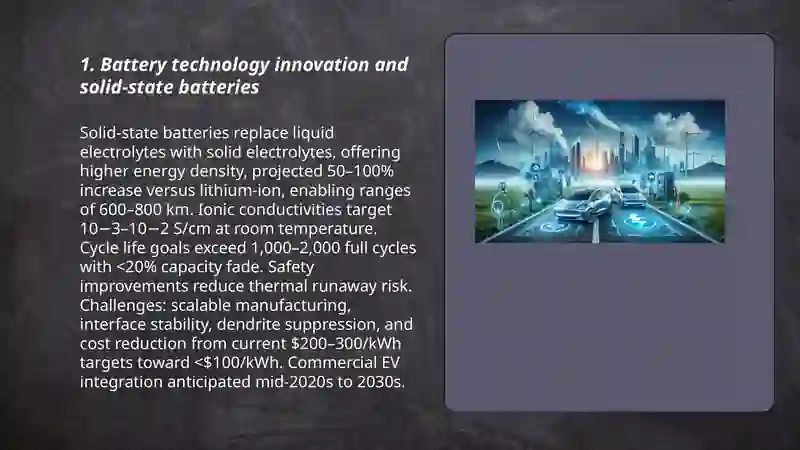 The future development of electric cars