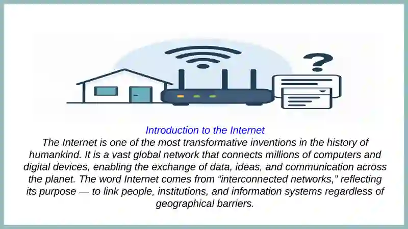 Introduction to the Internet
